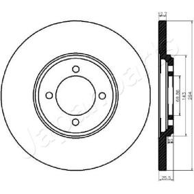 Bremsscheibe für JAGUAR von JAPANPARTS
