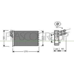 Wärmetauscher, Innenraumheizung AD016H004 von PRASCO günstig für 26,62 € online kaufen