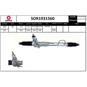 Comprar Cremallera de dirección de SNRA SOR1931560 a bajo precio de 527,81 €