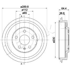 Achetez des Tambour de frein de chez JAPKO en ligne pour Jetta Mk6 (162, 163, AV3, AV2) à prix modérés