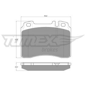 Bremsbeläge TX 12-711 von TOMEX brakes günstig für 32,01 € online kaufen