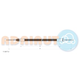 Achetez des Câble de frein à main de chez ADRIAUTO en ligne pour Expert II Van (VF3A, VF3U, VF3X) à prix modérés