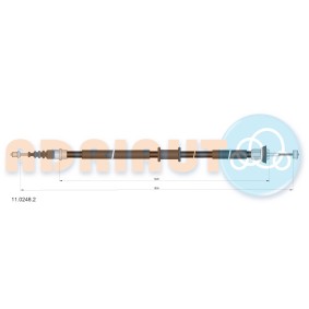 Handbremsseil 11.0248.2 von ADRIAUTO günstig für 62,94 € online kaufen