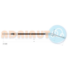 Handbremsseil 27.0236 von ADRIAUTO günstig für 34,13 € online kaufen
