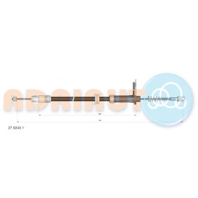 Handbremsseil 27.0243.1 von ADRIAUTO günstig für 72,77 € online kaufen