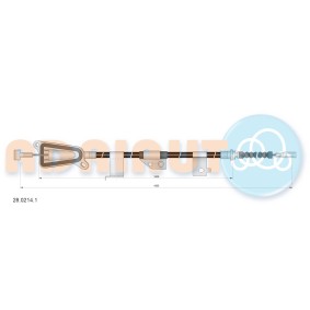 Handbremsseil 28.0214.1 von ADRIAUTO günstig für 28,23 € online kaufen
