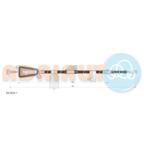 Handbremsseil 28.0223.1 von ADRIAUTO günstig für 29,56 € online kaufen