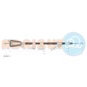 Handbremsseil 28.0241.1 von ADRIAUTO günstig für 35,83 € online kaufen