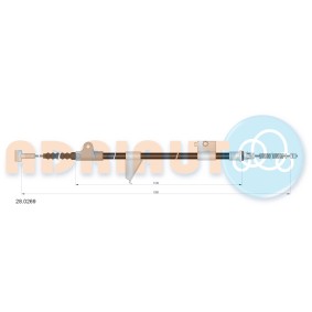 Handbremsseil 28.0269 von ADRIAUTO günstig für 21,89 € online kaufen