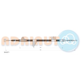 Handbremsseil 28.0271 von ADRIAUTO günstig für 34,80 € online kaufen