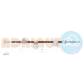 Handbremsseil 28.0272 von ADRIAUTO günstig für 25,26 € online kaufen