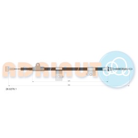 Handbremsseil 28.0276.1 von ADRIAUTO günstig für 38,11 € online kaufen