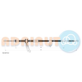 Handbremsseil 52.0210.2 von ADRIAUTO günstig für 38,56 € online kaufen