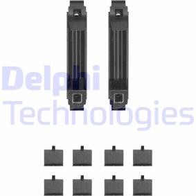 Compre Kit de acessórios, pastilhas de travão de DELPHI online para 4 Gran Coupe (G26) a preços moderados