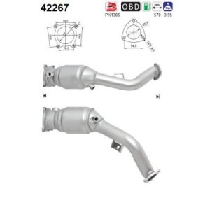 Compre Catalisador de AS online para A5 Coupe (8T3) a preços moderados