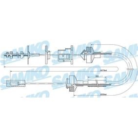 Kupplungsseil C0145C von SAMKO günstig für 16,15 € online kaufen