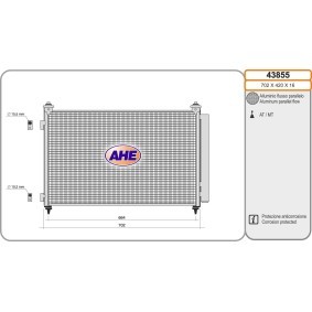 Klimakondensator 43855 von AHE günstig für 197,03 € online kaufen
