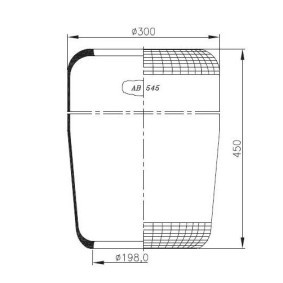 Federbalg, Luftfederung AB545 von NEOTEC günstig für 66,24 € online kaufen