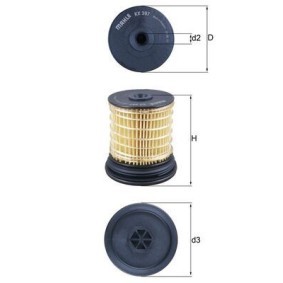 Kraftstofffilter für CHEVROLET von KNECHT