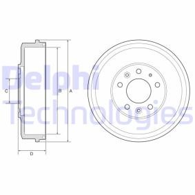 Achetez des Tambour de frein de chez DELPHI en ligne pour MPV II (LW) à prix modérés