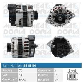 Compre Alternador da MEAT & DORIA 5515191 a um preço baixo por 152,65 €