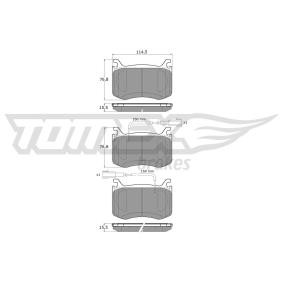 Comprar Juego de pastillas de freno de TOMEX brakes TX 19-56 a bajo precio de 50,75 €