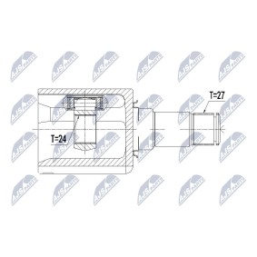 Gelenksatz, Antriebswelle NPW-ME-086 von NTY günstig für 82,62 € online kaufen