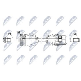 Antriebswelle NPW-NS-076 von NTY günstig für 159,25 € online kaufen