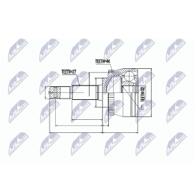 Gelenksatz, Antriebswelle NPZ-NS-045 von NTY günstig für 25,79 € online kaufen