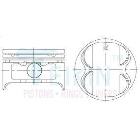 Achetez des Kit de pistons TEIKIN 42664.STD à prix pour 193,26 €