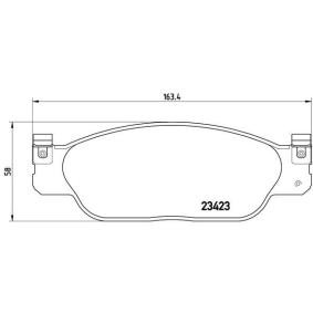 Achetez des Plaquettes de frein BREMBO P 36 012 à prix pour 44,90 €