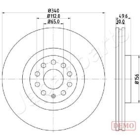 Bremsscheibe für SEAT von JAPANPARTS