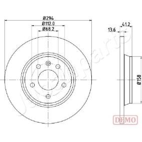 Bremsscheibe DP-0307C von JAPANPARTS günstig für 75,94 € online kaufen