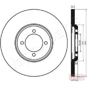 Bremsscheibe für FIAT von JAPANPARTS