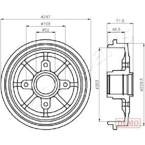 Bremstrommel TA-0610C von JAPANPARTS günstig für 167,22 € online kaufen