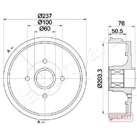 Bremstrommel TA-0700C von JAPANPARTS günstig für 106,83 € online kaufen