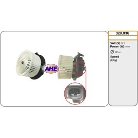 Acquista Ventilatore abitacolo da AHE 320.036 a buon mercato per soli 119,72 €