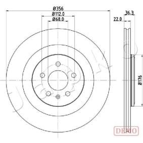 Køb Bremseskive af JAPKO 610917C til den lave pris 540,73 DKK