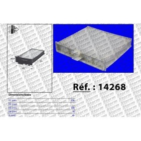 Innenraumfilter für RENAULT von STORM QUALITY PARTS
