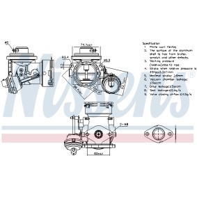 AGR-Ventil 98299 von NISSENS günstig für 80,36 € online kaufen