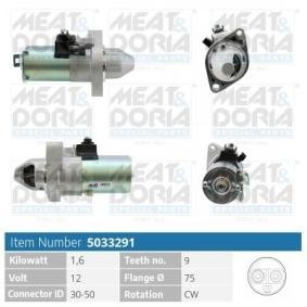 Osta Käynnistysmoottori MEAT & DORIA:llä 5033291 edullisesti hintaan 132,53 €