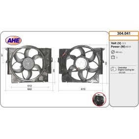 Kühlerlüfter 304.041 von AHE günstig für 731,93 € online kaufen