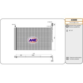 Compre Condensador, ar condicionado da AHE 43889 a um preço baixo por 190,58 €