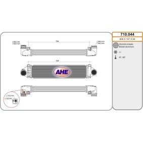 Ladeluftkühler für FORD von AHE