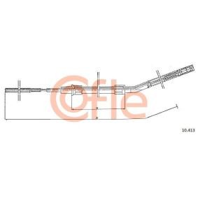 Handbremsseil 92.10.413 von COFLE günstig für 10,55 € online kaufen