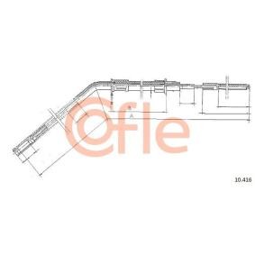 Handbremsseil 92.10.416 von COFLE günstig für 14,94 € online kaufen