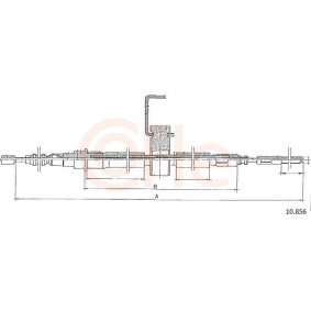 Acquista Cavo freno a mano da COFLE 92.10.856 a buon mercato per soli 18,46 €