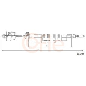 Kupplungsseil 92.15.1024 von COFLE günstig für 19,83 € online kaufen