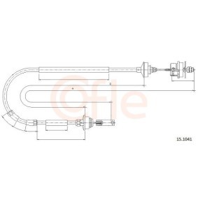 Kupplungsseil 92.15.1041 von COFLE günstig für 24,16 € online kaufen