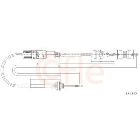 Kupplungsseil 92.15.1225 von COFLE günstig für 25,61 € online kaufen